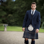 man with a kilt thinking about his fertility