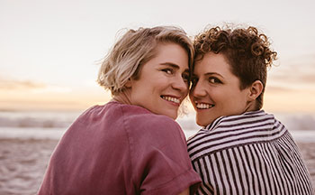 a lesbian couple considering IVF treatment in London