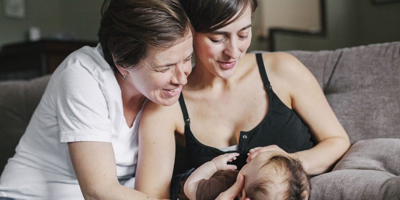 lesbian couple with a baby born thanks to donor sperm treatment